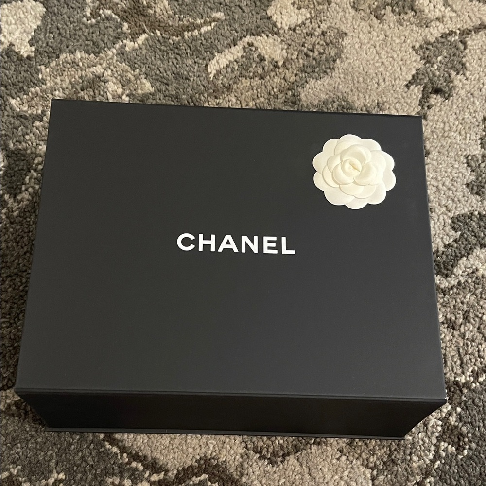 Chanel Black Magnetic Box And Booklets